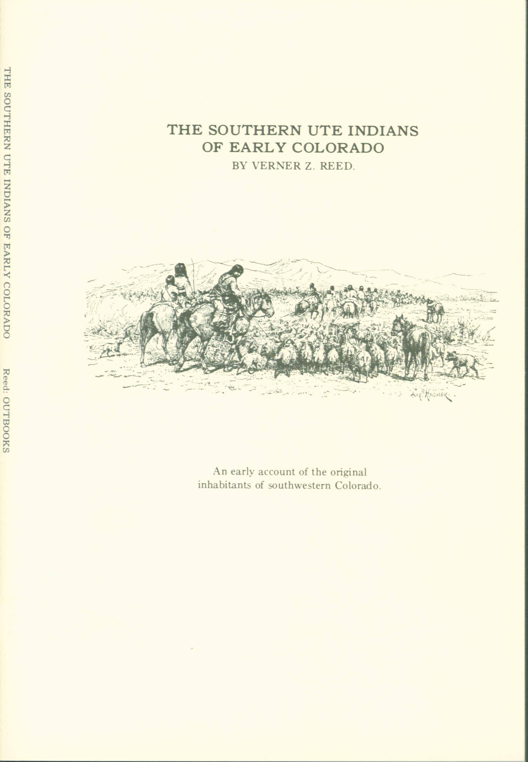 The Southern Ute Indians of Early Colorado. vist0067 front cover mini